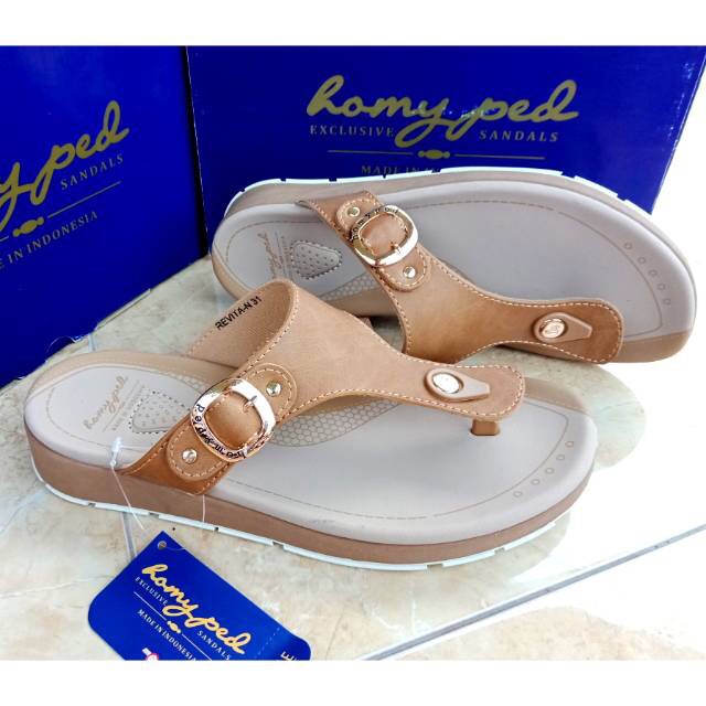 SANDAL WANITA HOMYPED REVITA N 31 CREAM