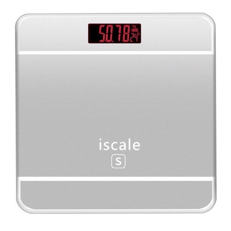 Timbangan Badan Digital iScale 180kg Indicator Body Scale Temperatur