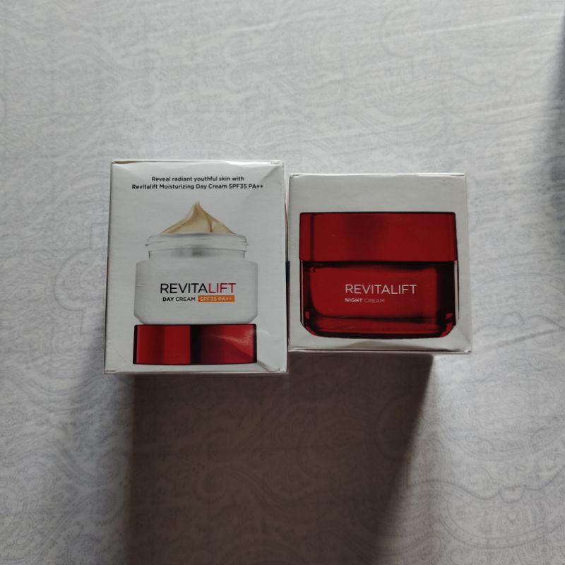 Loreal Paris Revitalift Day & Night Cream + Eye Cream + Intensive Serum - Anti Aging