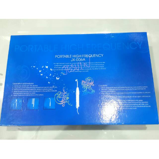 Alat facial portable high frequency hf wajah rambut