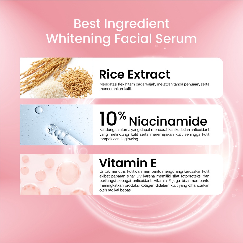 Animate Whitening Facial Serum / Serum Whitening / Serum Pemutih Wajah