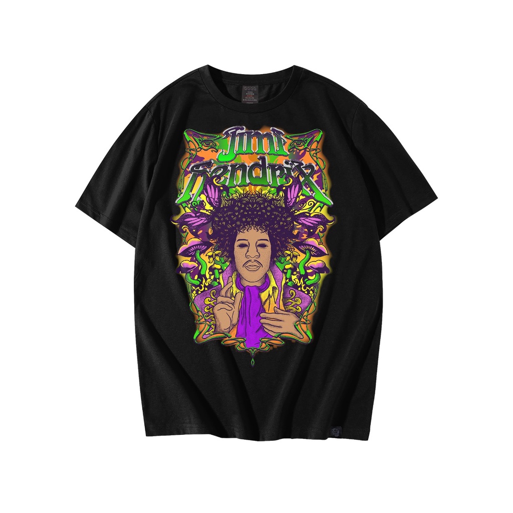 Debt Slave - Jimi The Bat Hendrix Tshirt - Black (jimi Hendrix)