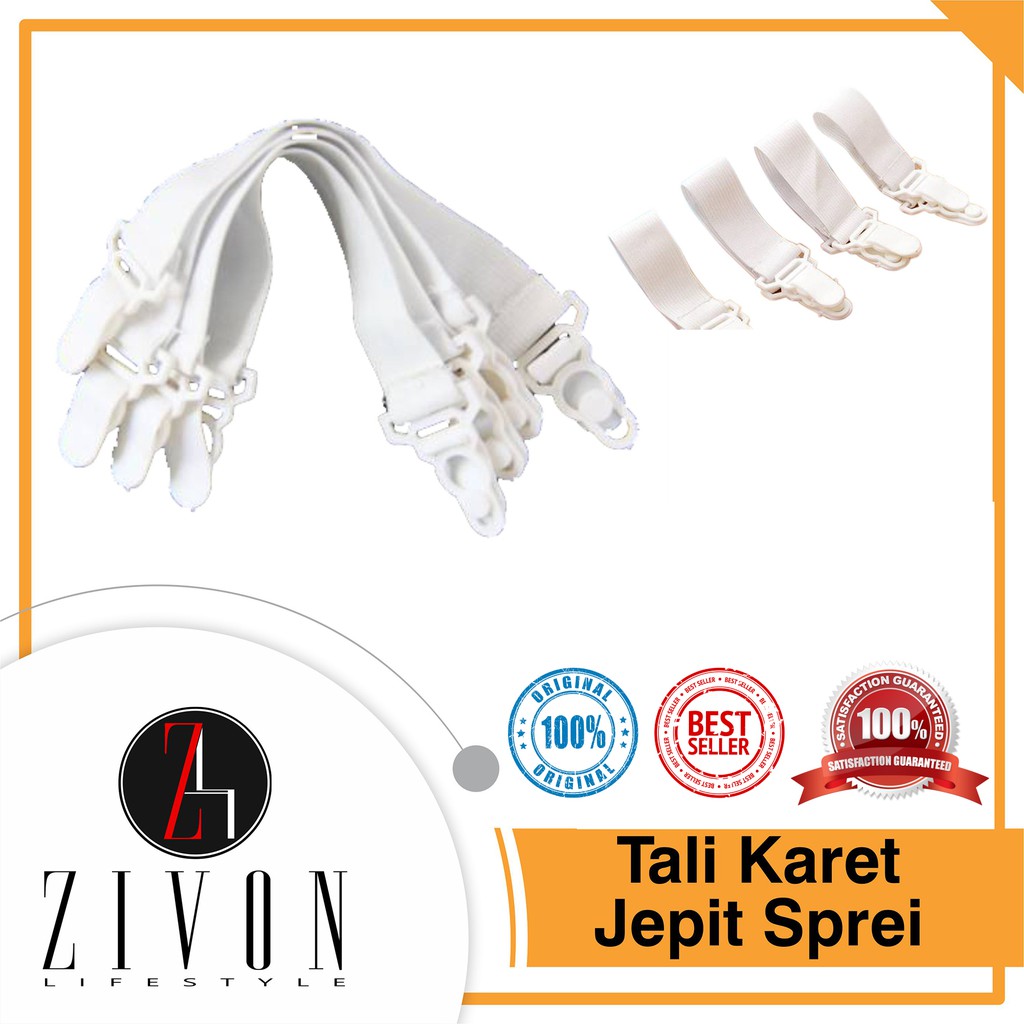 Tali Karet Jepit Sprei Penjepit Pengait Ujung Sudut Kq22 Shopee Indonesia