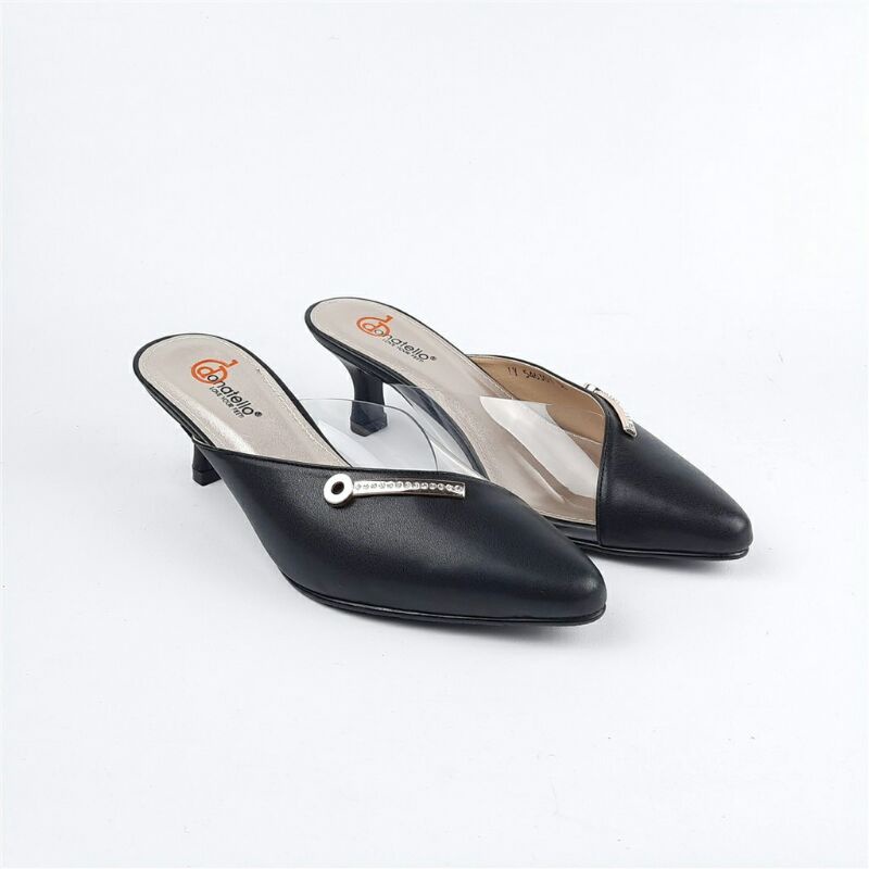 SEPATU HEELS WANITA DONATELO IY. 546301 BLACK 36-40
