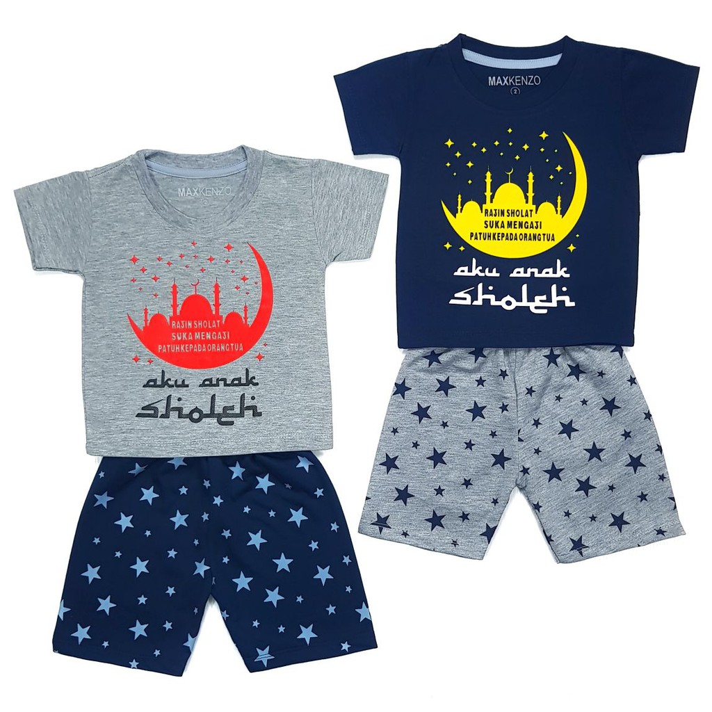 SETELAN ANAK Anak  Sholeh 1 7 Tahun MAXKENZO Baju  Anak  