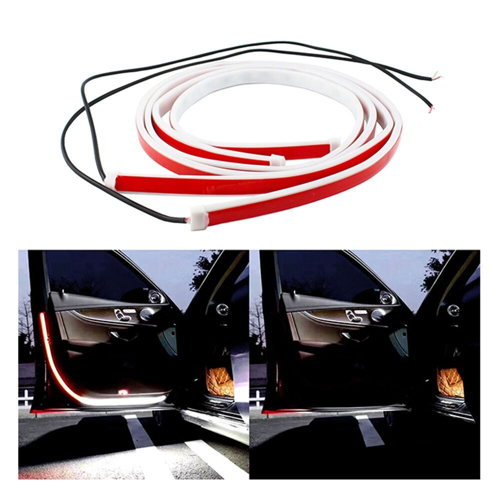 Lampu LED 2 in 1 Car Door Warning Light Pintu Mobil Strip Flow Flash 1,2M 1,2 Meter 120 CM