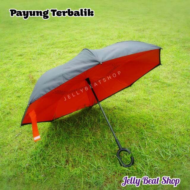 Payung terbalik / reverse umbrella / kazbrella murah