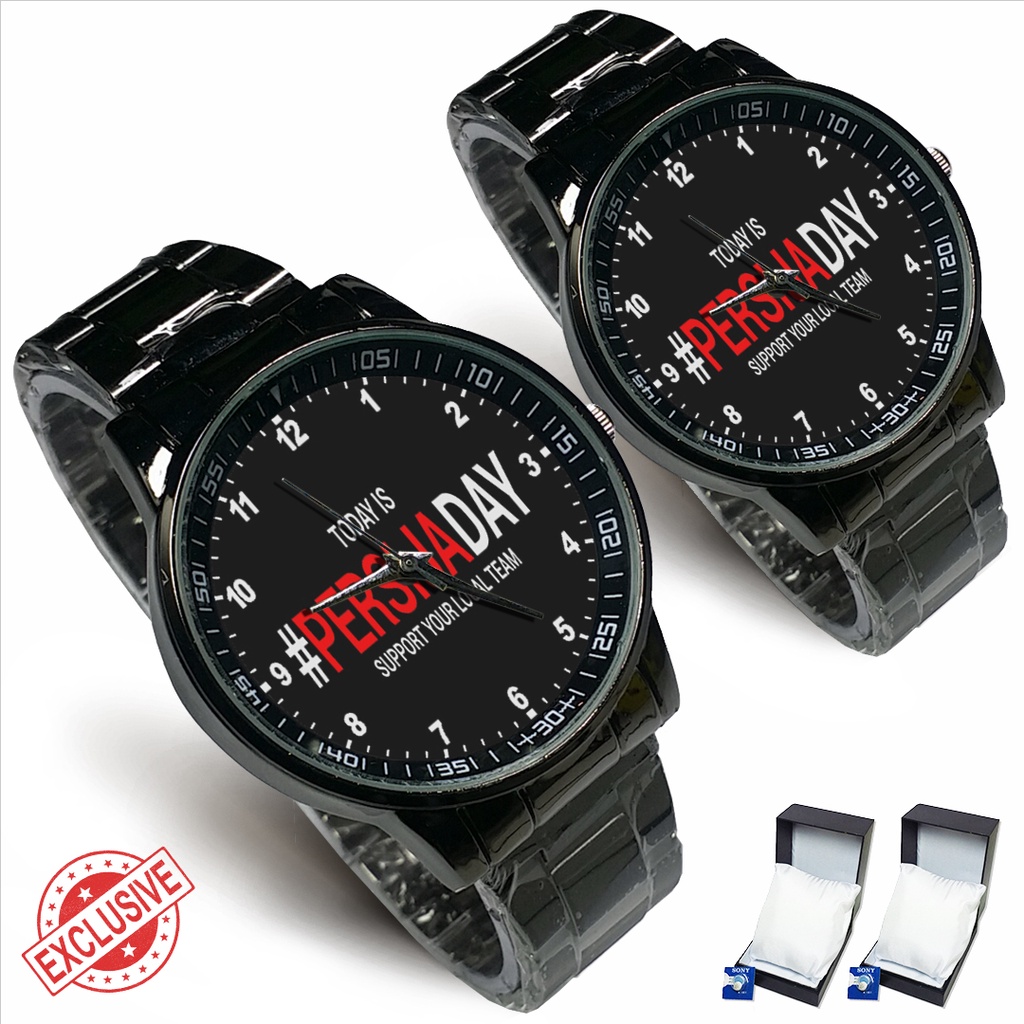 Jam Tangan Rantai Couple PERSIJA DAY (Awesome)