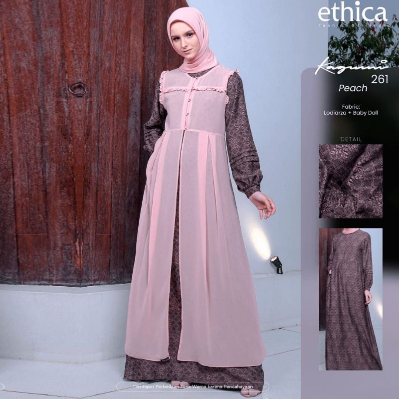 GAMIS KAGUMI 261 PEACH/GAMIS ETICHA KAGUMI