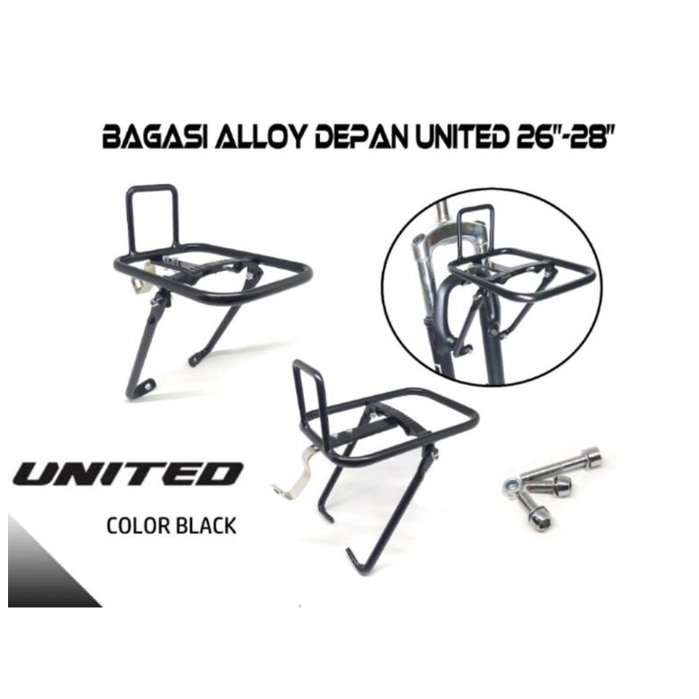 RAK BAGASI DEPAN SEPEDA RAK ALLOY BAGASI ALLOY RAK DEPAN SEPEDA