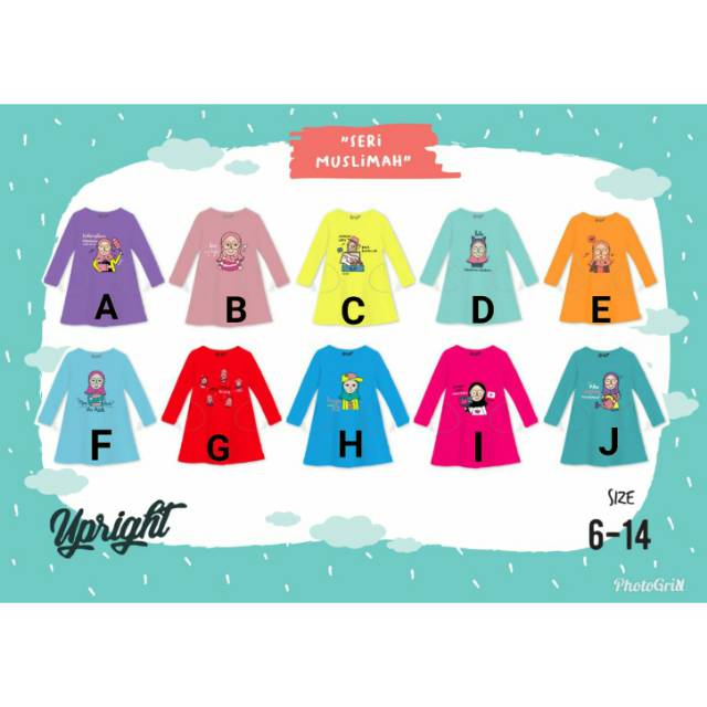 Tunik Kaos Upright TunikAnak TunikUpright TunikKaos