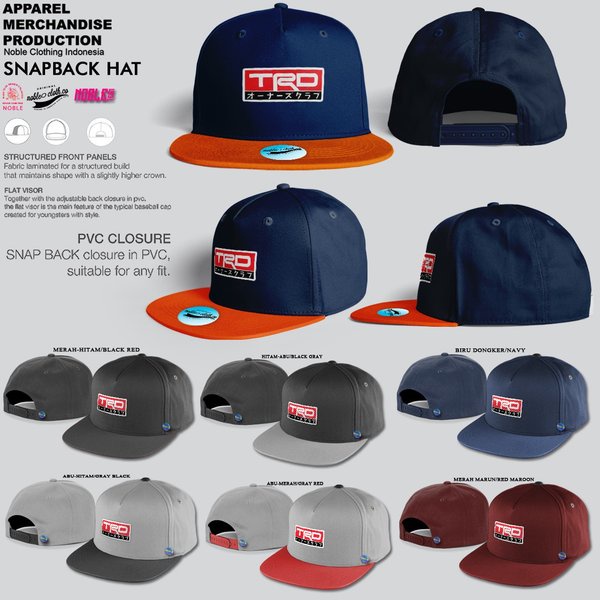 TOPI SNAPBACK TOYOTA TRD JAPAN -