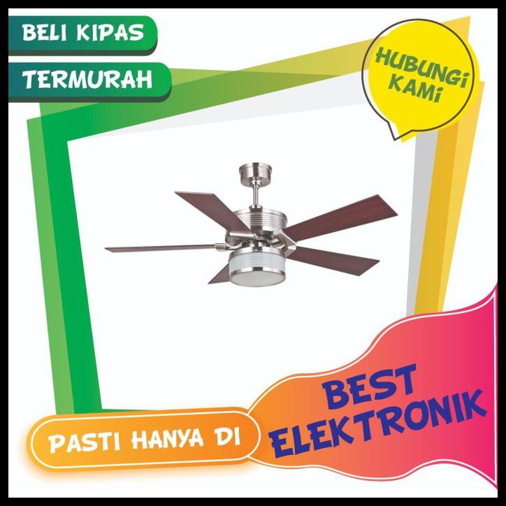 MT.EDMA EDMA KIPAS ANGIN LAMPU DECORATIVE 52IN METRO BN ROSEWOOD