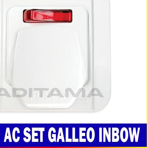 BROCO AC SET GALLEO INBOW/ STOP KONTAK AC + STEKER + INBOW DUS BROCO