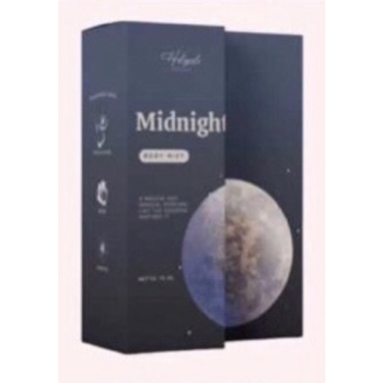 [+1GIFT] READY!! Holigrels body mist parfume VANILLA ECLAIR POPCORN HOLIGREL KALA BODYMIST-Midnight