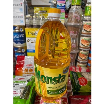 

2L MONSTA MINYAK JAGUNG MALAYSIA 100% CORN OIL MALAYSIA