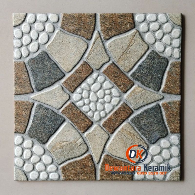 Keramik Lantai Kasar 50 x 50 Uno Minnesota BN Pare Kediri