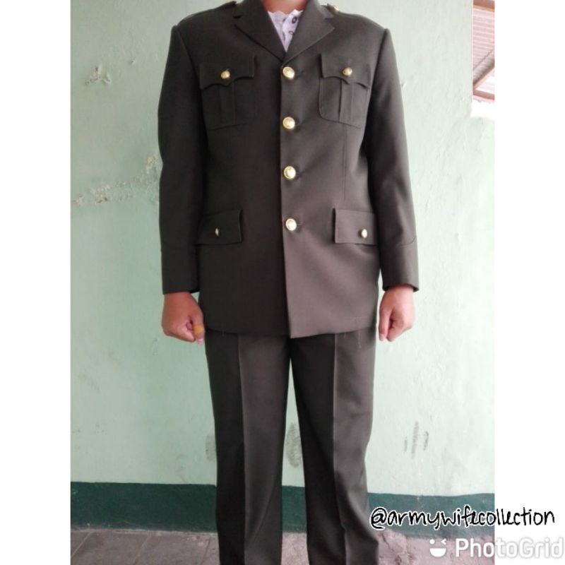 stelan pdu 1 lengkap kemeja dasi