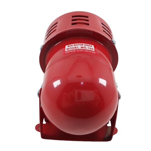 Motor Sirine Mini MS190 220V Baby Siren Alarm Listrik MS-190 220 Volt AC