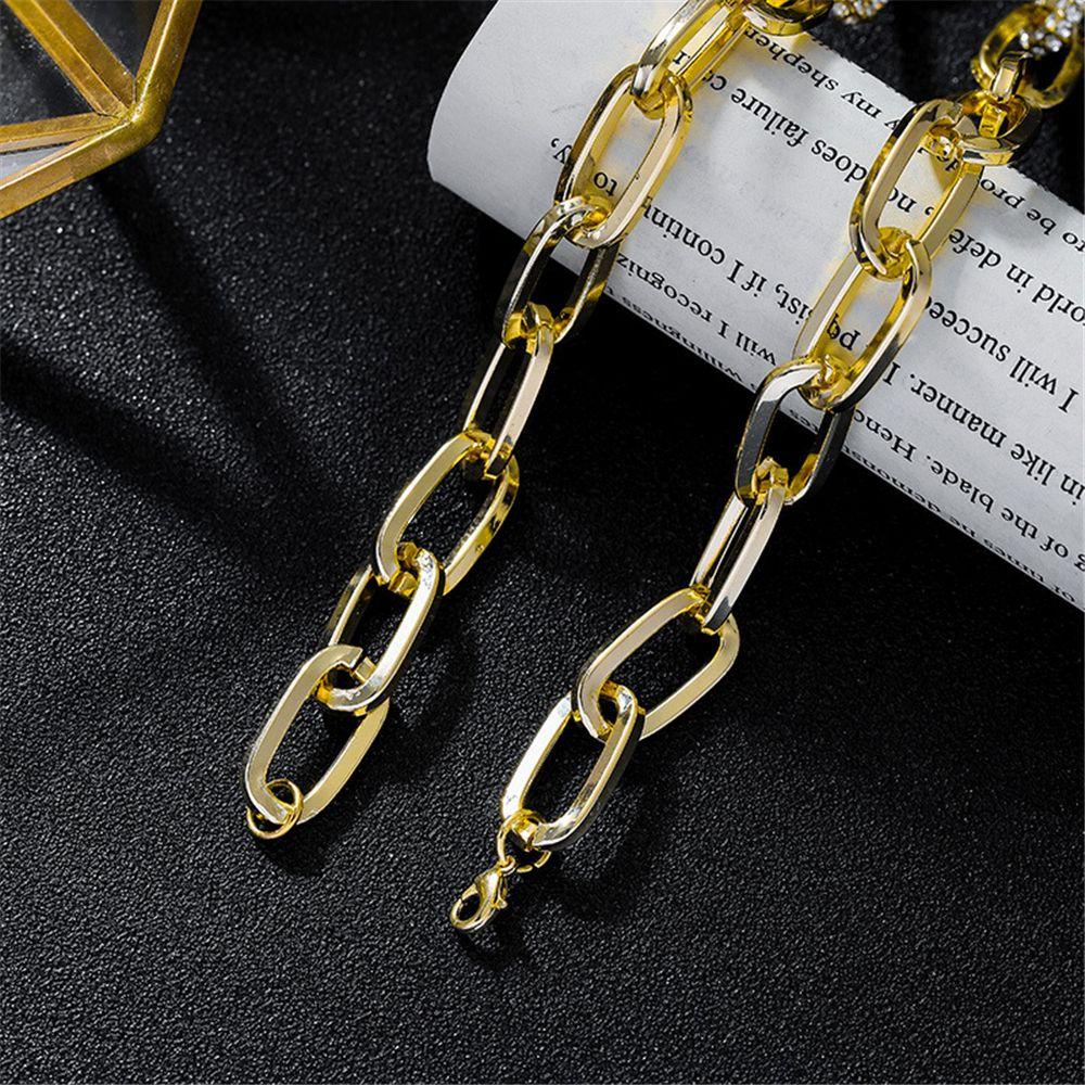 Lily Cuban Kalung Wanita Pria Mewah Shiny Fashion Necklace Hip Hop
