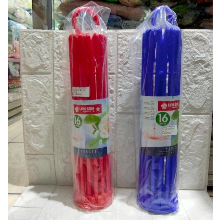 Jual folding hanger lion star 16 24 30 36 / hanger payung baby / hanger bayi Shopee Indonesia