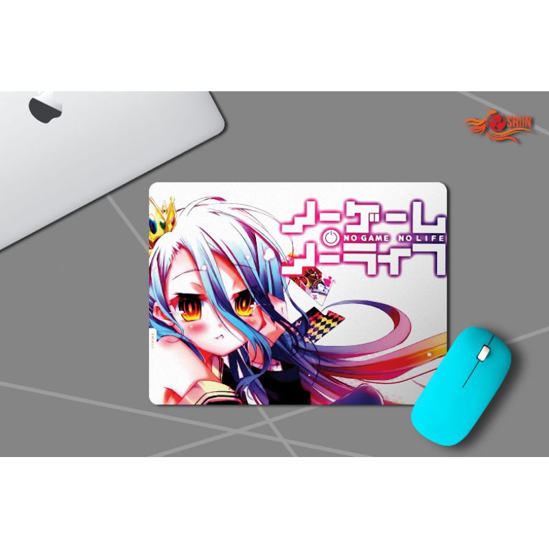 

MOUSEPAD 23X31 CM TEMA ANIME NO GAME NO LIFE