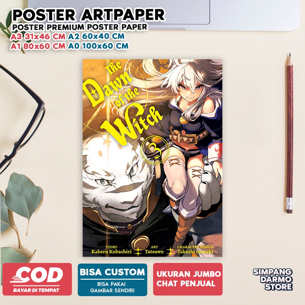 Jual TOKO POSTER DARMO STORE Poster The Dawn of the Witch Anime