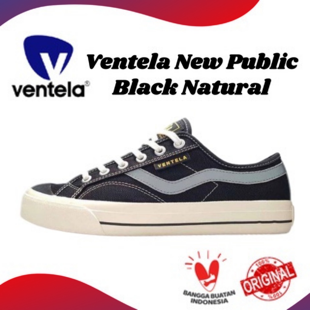 Ventela New Public Black Natural | Ventela Original