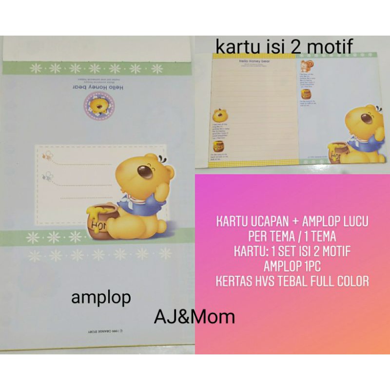 

Kartu ucapan ulang tahun birthday card parcel lebaran natal lucu unik + amplop (1set) DIY