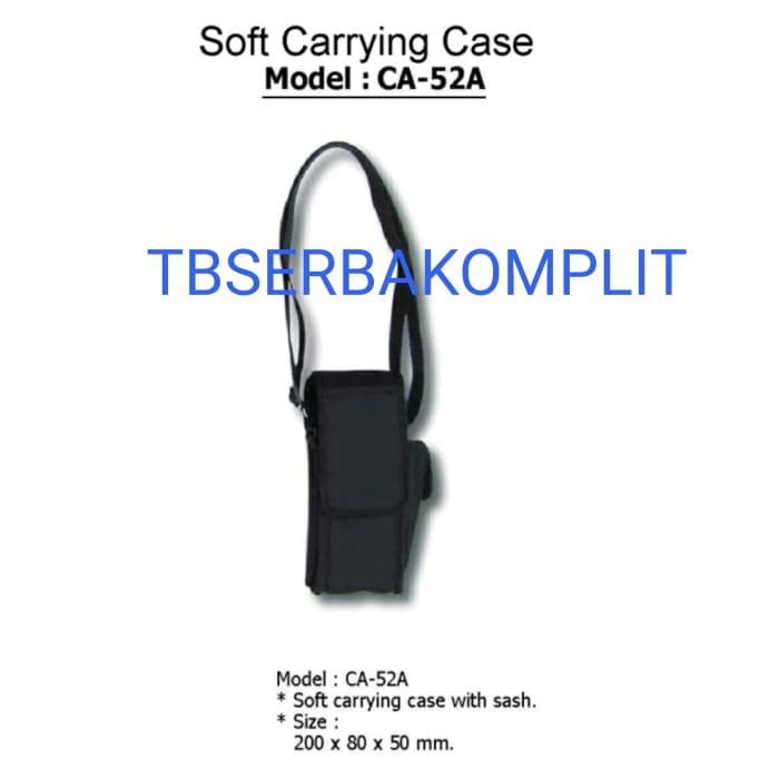

Softcase Lutron CA-52A Soft Case CA52A Tas 200 x 80 x 50 mm ORI