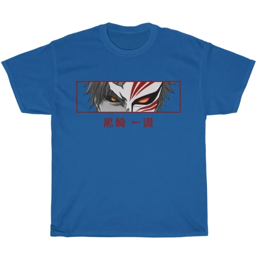 Tshirt Hollow Mask Ichigo Anime Manga Bleach Premium Unisex