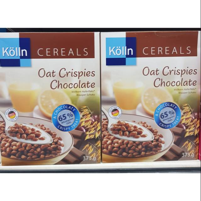

Kolln cereals oat crispies chocolate 375gr