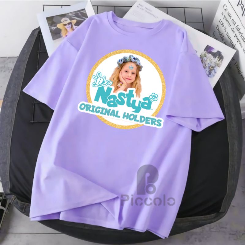 baju kaos anak nastya youtuber bahan premium