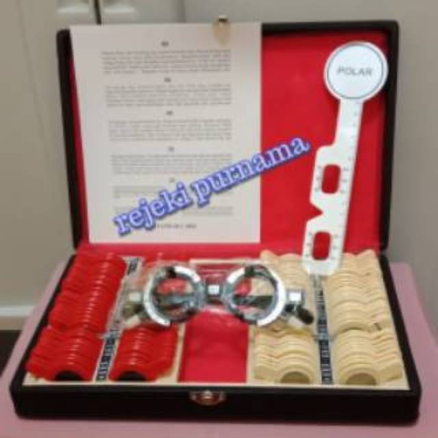 Trial lens Set 120 pcs - Alat Periksa Mata