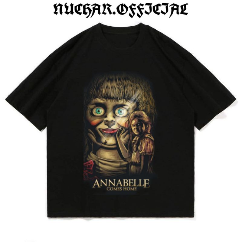 Nuchar - T-shirt Hitam Annabelle Comes Home
