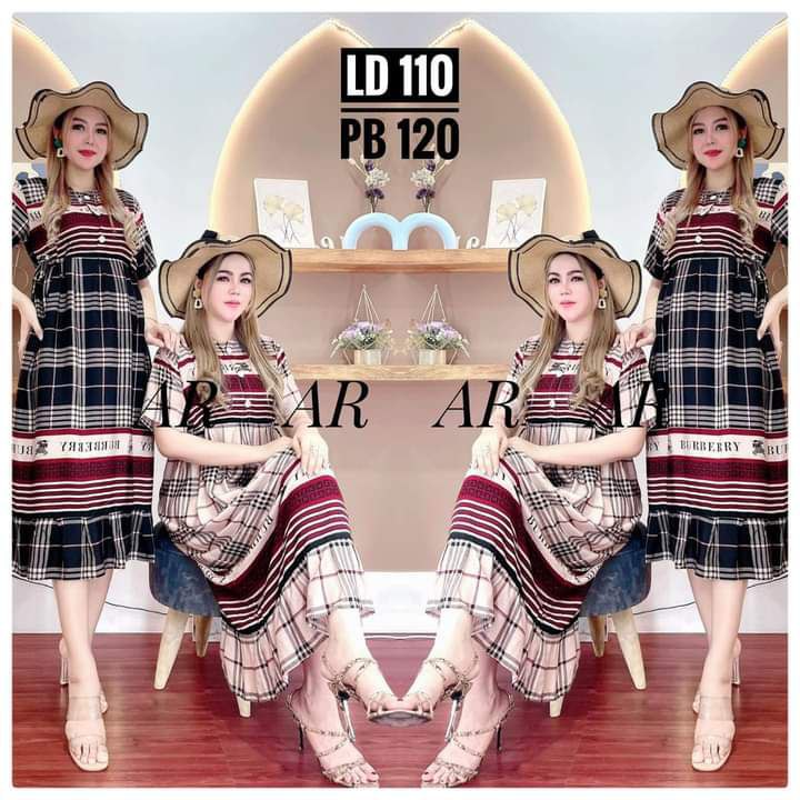 TERLARIS Daster branded Cristian dior Bahan rayon premium grade A Busui frendly /daster cantik ibu m