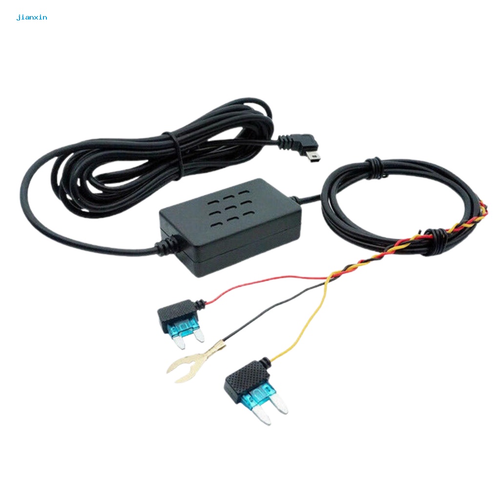 [Jianxin] Kabel Hardwire Kamera Dashboard Mobil Universal 12V / 24V Transmisi Stabil