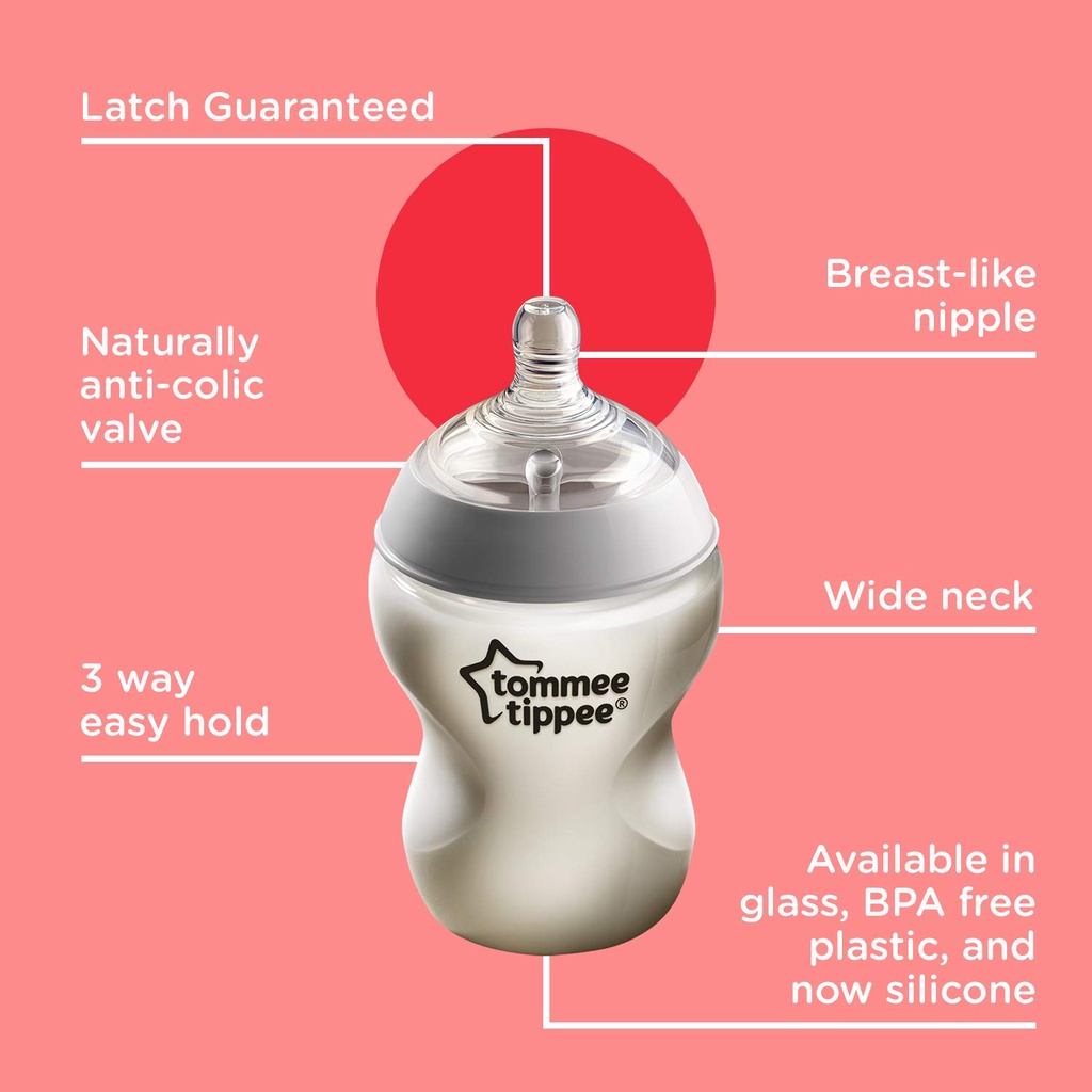 Tommee Tippee 150ml PP Baby Bottle Botol Susu Closer to Nature