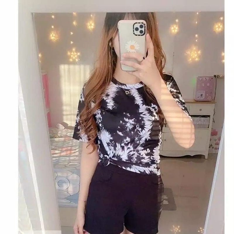 Kaos Tie Dye Abstrak Lucu