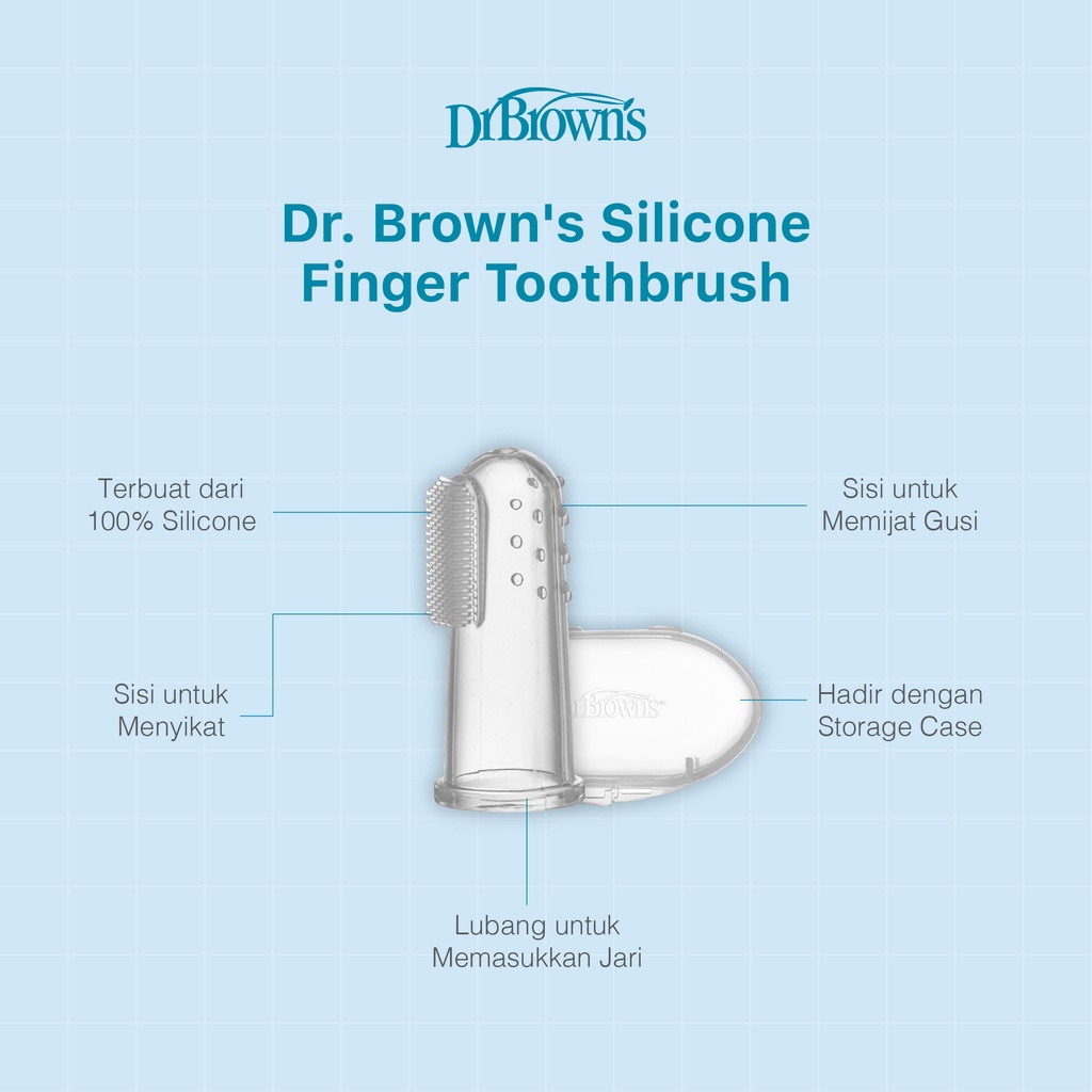 DR BROWNS FINGER TOOTHBRUSH / HG010