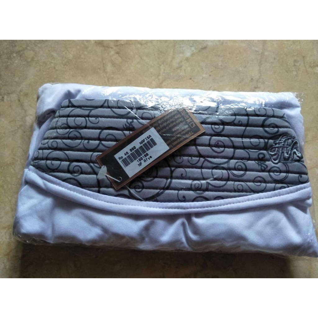 Nafisa NF Afya Jilbab Instant Warna Putih Tulang