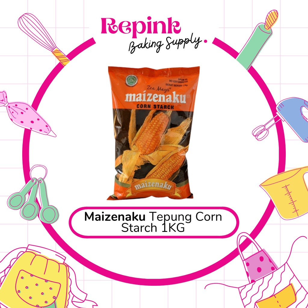 

Maizenaku Tepung Corn Starch 1kg | Maizenaku 1kg