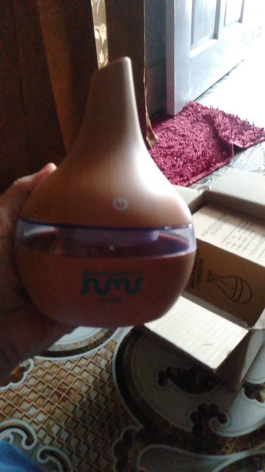 [promo] Taffware Air Humidifier Diffuser Aromaterapi Wood Grain 300ml - Humidifier Ultrasonic