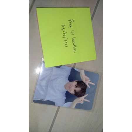 Treasure photocard junkyu black selfie chapter 3 / junkyu kelinci ( BOOKED )