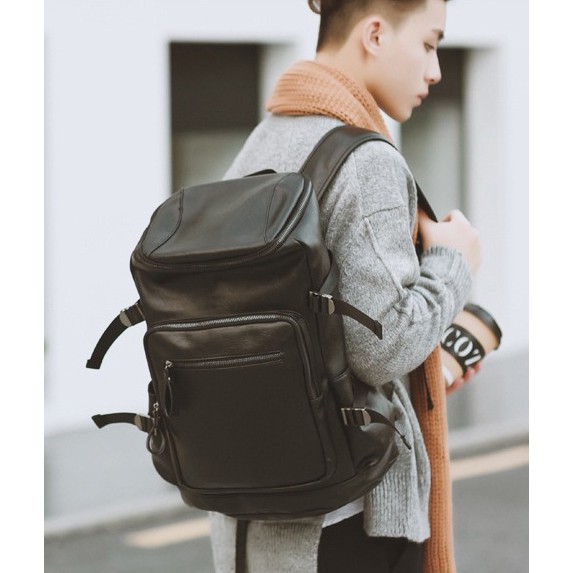 TAS RANSEL KULIT TAS LAPTOP TAS FASHION PRIA TS668