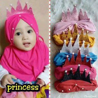 Bergo Princess baby-3 tahun Bergo Bayi Lucu Jilbab bayi