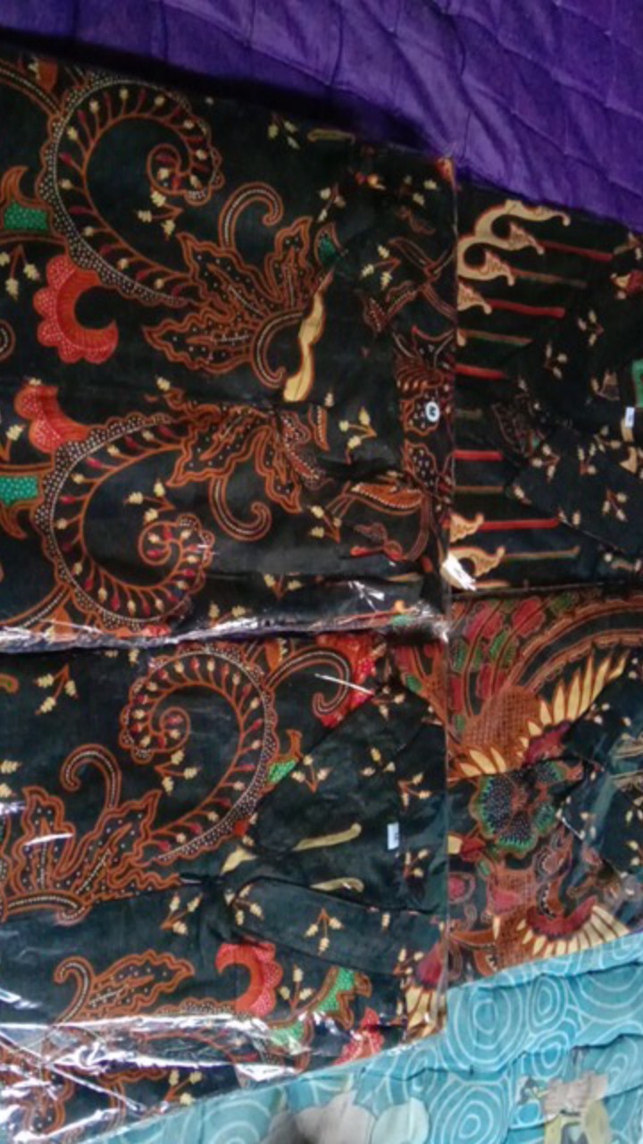 Batik Couple Keluarga Sania Ruffle Ori Ndoro Jowi Dnt Kupu Sogan