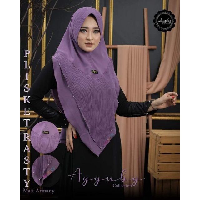 HIJAB PLISKET POLOS RASTY CERUTY PREMIUM ORI AYYUBY-1