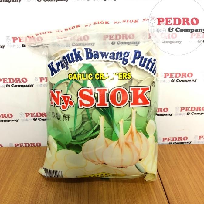 

Ny siok krupuk bawang putih 500 gram - garlic crackers istimewa