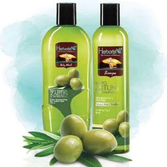 Herborist Body wash &amp; Shampo Gell Aloe Vera / Zaitun 250ml